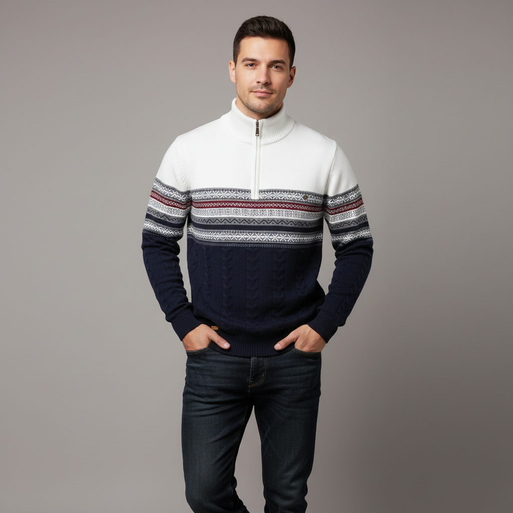 Alaric | Vinter Half-Zip Trøje