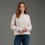 Elara | Ribstrikket Sweater