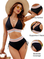 Isla | High Waist Bikini Sæt