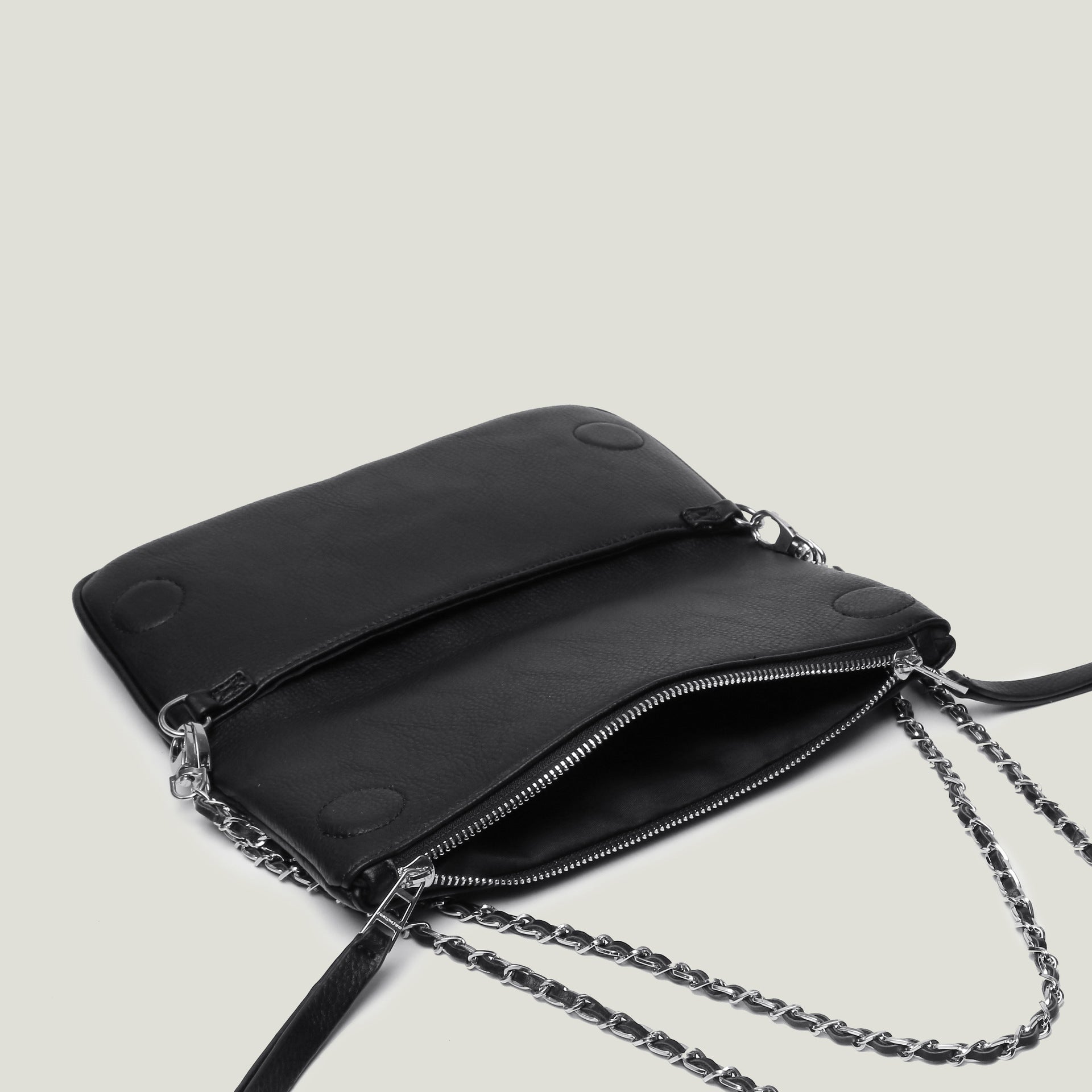 Aurelia | Bolso bandolera con correa de cadena y diseño de solapa elegante