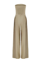 Aveline | Strapless Jumpsuit med Korset Silhuet og Brede Ben
