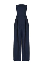 Aveline | Strapless Jumpsuit med Korset Silhuet og Brede Ben