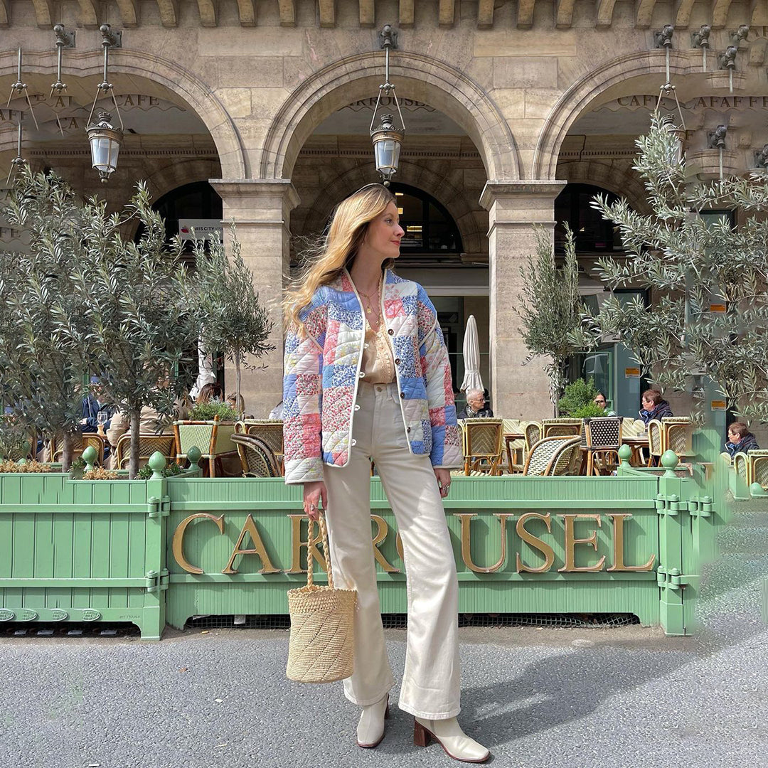 Allegra | Oversized Blomsterjakke Damer