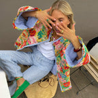 Allegra | Oversized Blomsterjakke Damer