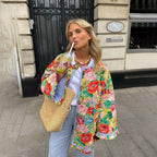 Allegra | Oversized Blomsterjakke Damer
