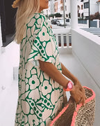 Florivana | Sommer Maxi Kjole med Blomstermønster