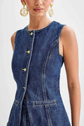 Élodie | Ærmeløs Denimvest Damer