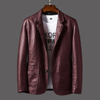Lucenzo | Blazer effet cuir