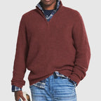 Louis | Half Zip Wool Sweater