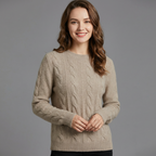 Lyanna | Cable Knit Striktrøje