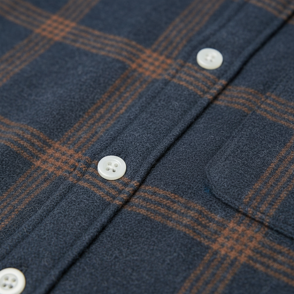 Assensio | Ternet Flannel Skjorte