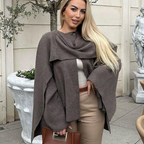 Althea | Asymmetrisk Poncho Damer