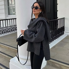 Althea | Asymmetrisk Poncho Damer