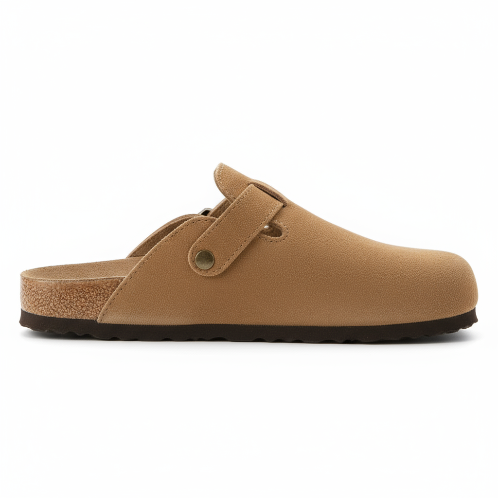 UrbanClassic | Zoccoli in camoscio con fibbia