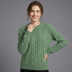 Lyanna | Cable Knit Striktrøje