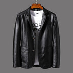 Lucenzo | Blazer effet cuir
