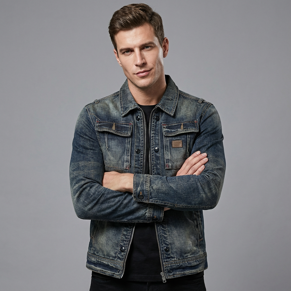 Clark | Giacca di jeans retrò