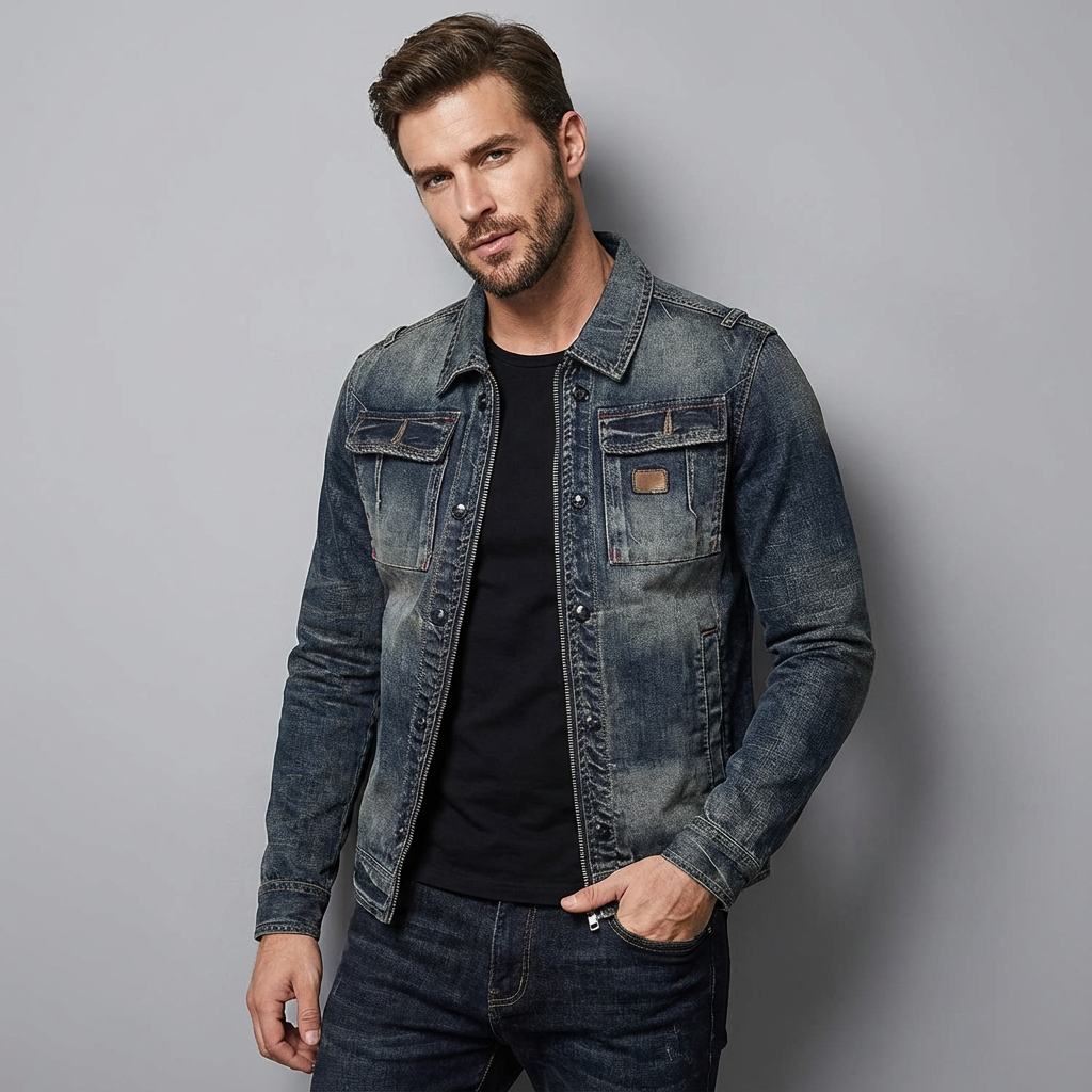 Clark | Giacca di jeans retrò