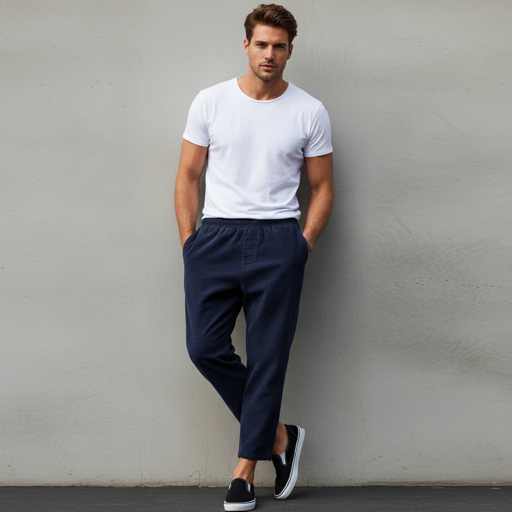 Gio | Pantaloni ampi in velluto