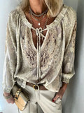 Elanora | Gennemsigtig Boho Bluse Damer