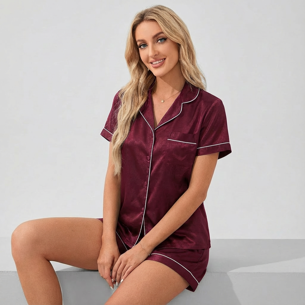 Lunaria | Ensemble pyjama en satin