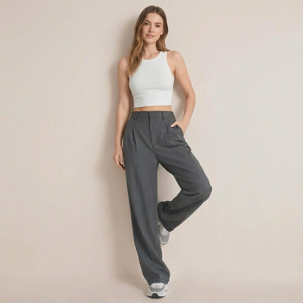 Elinor|Pantaloni a Gamba Larga