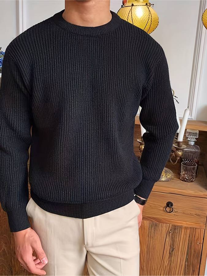 Bastien | Ribbed Knit Sweater for Men