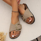 Bellora | Komfortable Sandaler Med Spænde Og Formet Sål