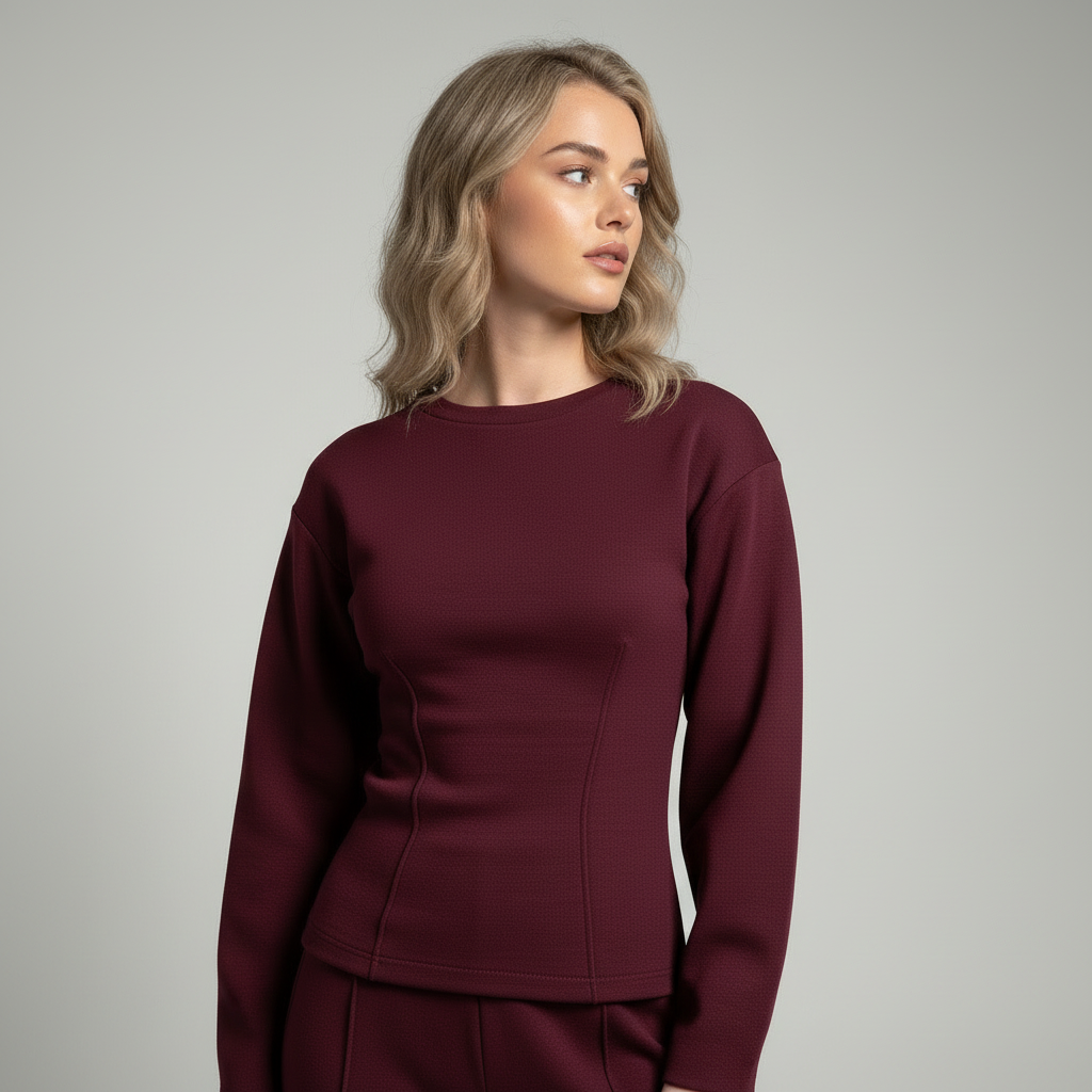 Solenne | Ensemble deux pièces pull et pantalon