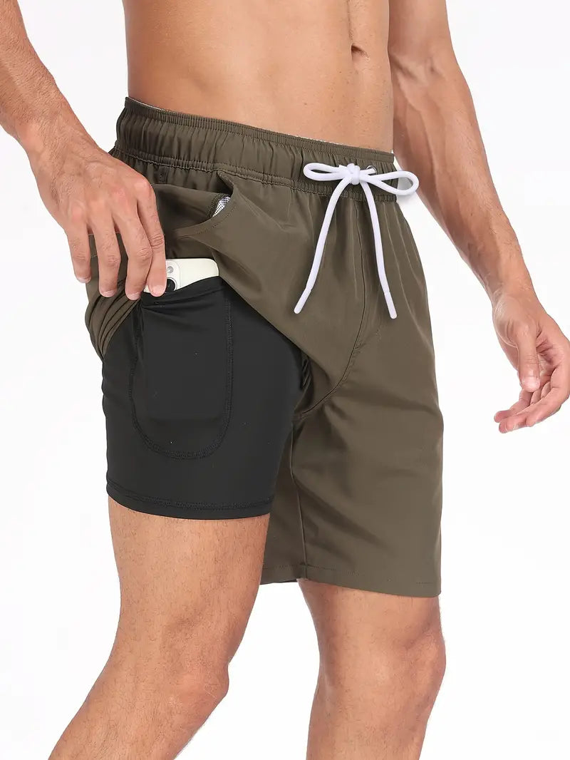 Zerno | Pantaloncini da Bagno 2-in-1 Uomo