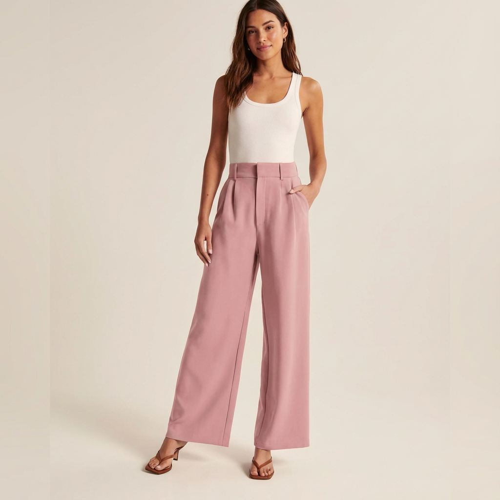 Elinor|Pantaloni a Gamba Larga