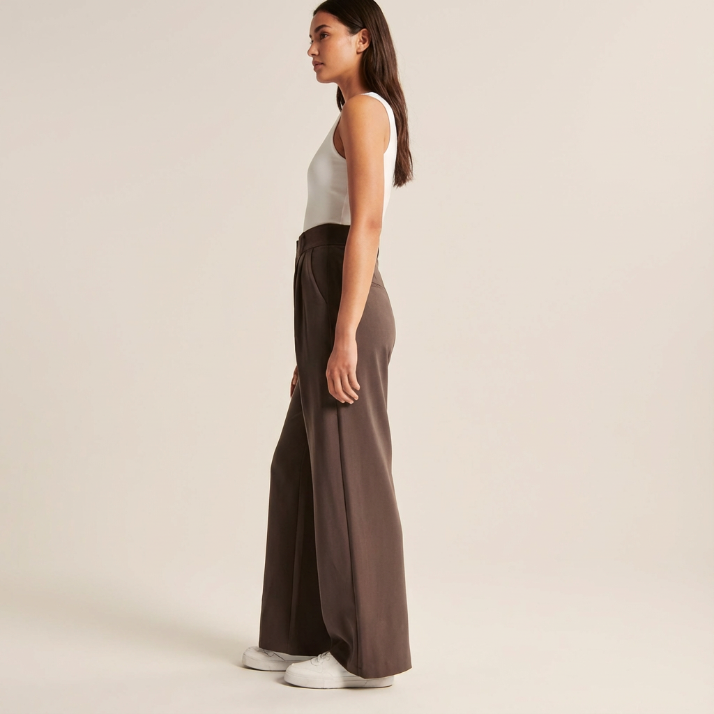Elinor|Pantaloni a Gamba Larga