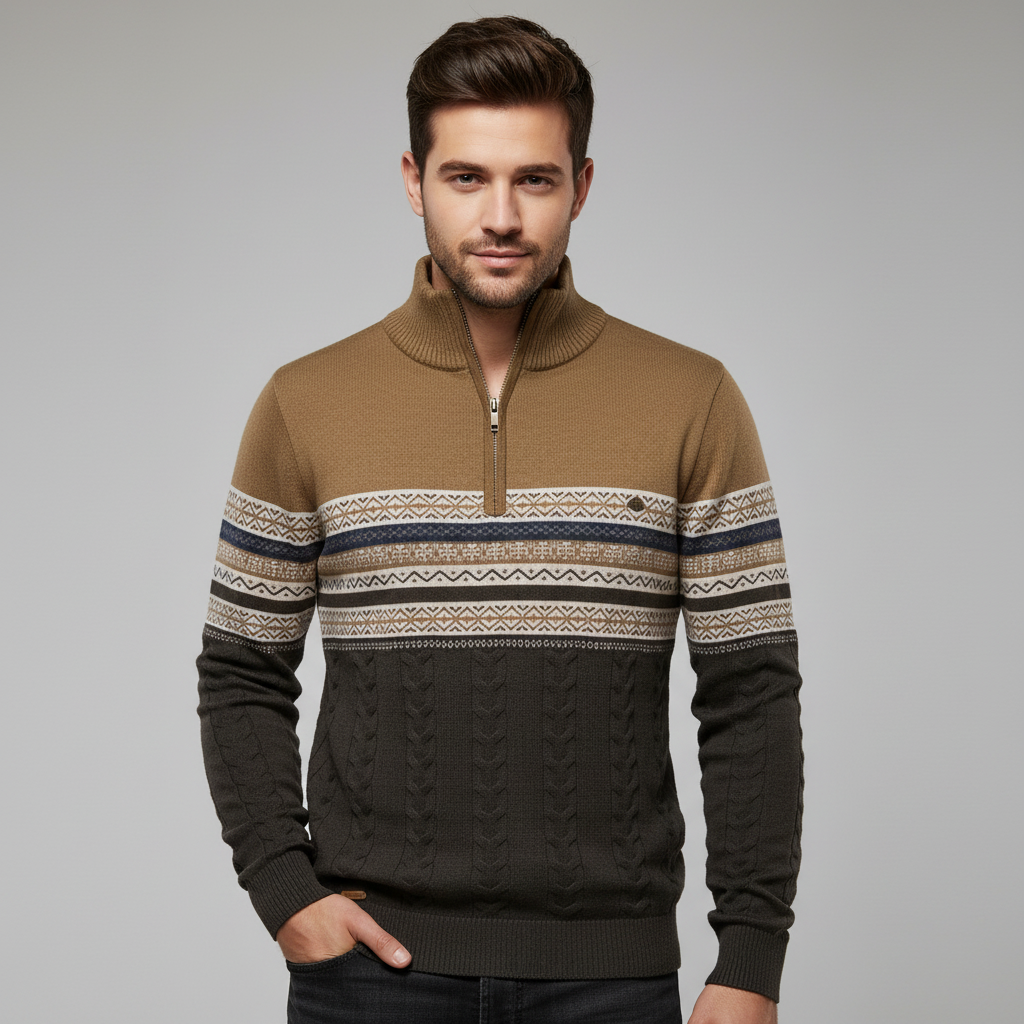 Alaric | Vinter Half-Zip Trøje