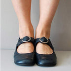 Isolde | Klassiske Mary Jane Pumps med Blokhæl