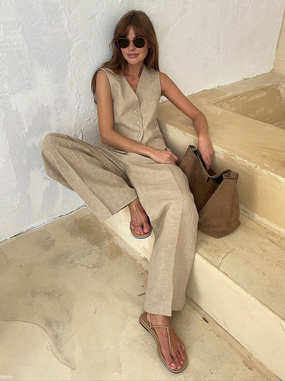 Valenca | Linen West Set Women