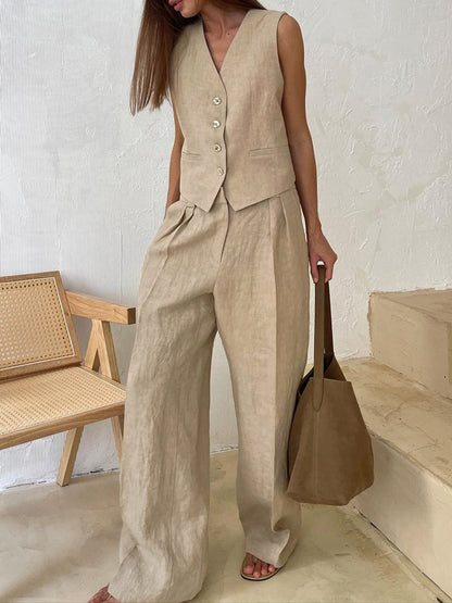 Valenca | Linen West Set Women