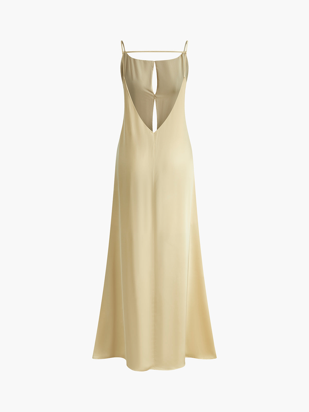 Roos | Abito in Raso Donna Lunghezza Maxi