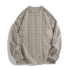 Matteo | Cable-knit men's sweater with an oversized fit
