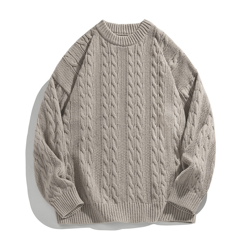 Matteo | Cable-knit men's sweater with an oversized fit