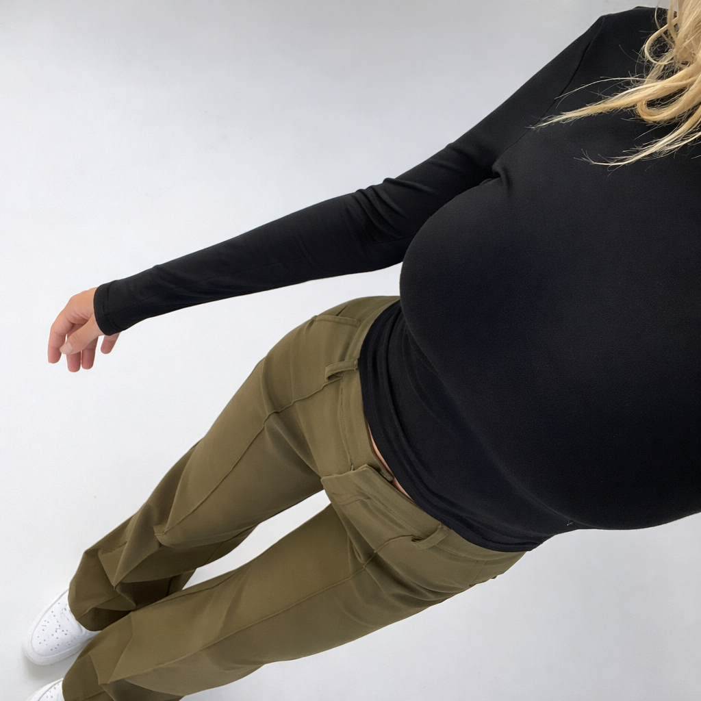 Camille | Højtaljede Bukser med Lige Ben i Elegant Design