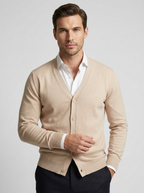 Lucien | Cardigan Til Herre Med V-Hals