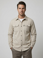 Elian | Casual Overshirt Til Herre Med Brystlommer