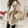 Elina | Dame Oversized Shearling Jakke
