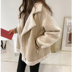 Elina | Dame Oversized Shearling Jakke