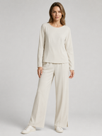 Elodie | Elegant Women's Two-Piece Set with Wide-Leg Trousers