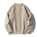 Emil | Herre Ribstrikket Sweater med Rund Hals