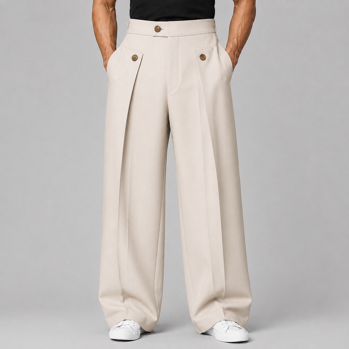 Valdemar | Herre Wide Leg Bukser