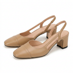 Aurielle | Slingback Pumps Med Blokhæl Til Dame