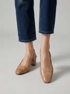 Aurielle | Slingback Pumps Med Blokhæl Til Dame