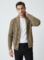 Alessio | Knitted Cardigan with Shawl Collar